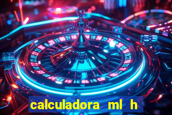 calculadora ml h para mcg kg min